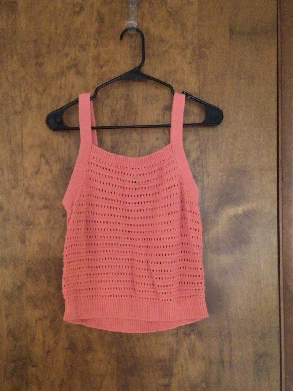Universal Thread Coral Crochet Knit Tank